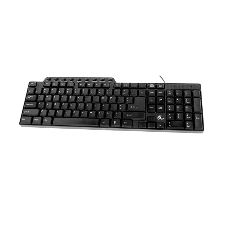 Xtech Teclado Alámbrico Inglés USB, XTK-160E