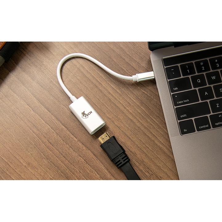 Xtech Adaptador con Conector USB Tipo-C Macho a HDMI Hembra (XTC-540)