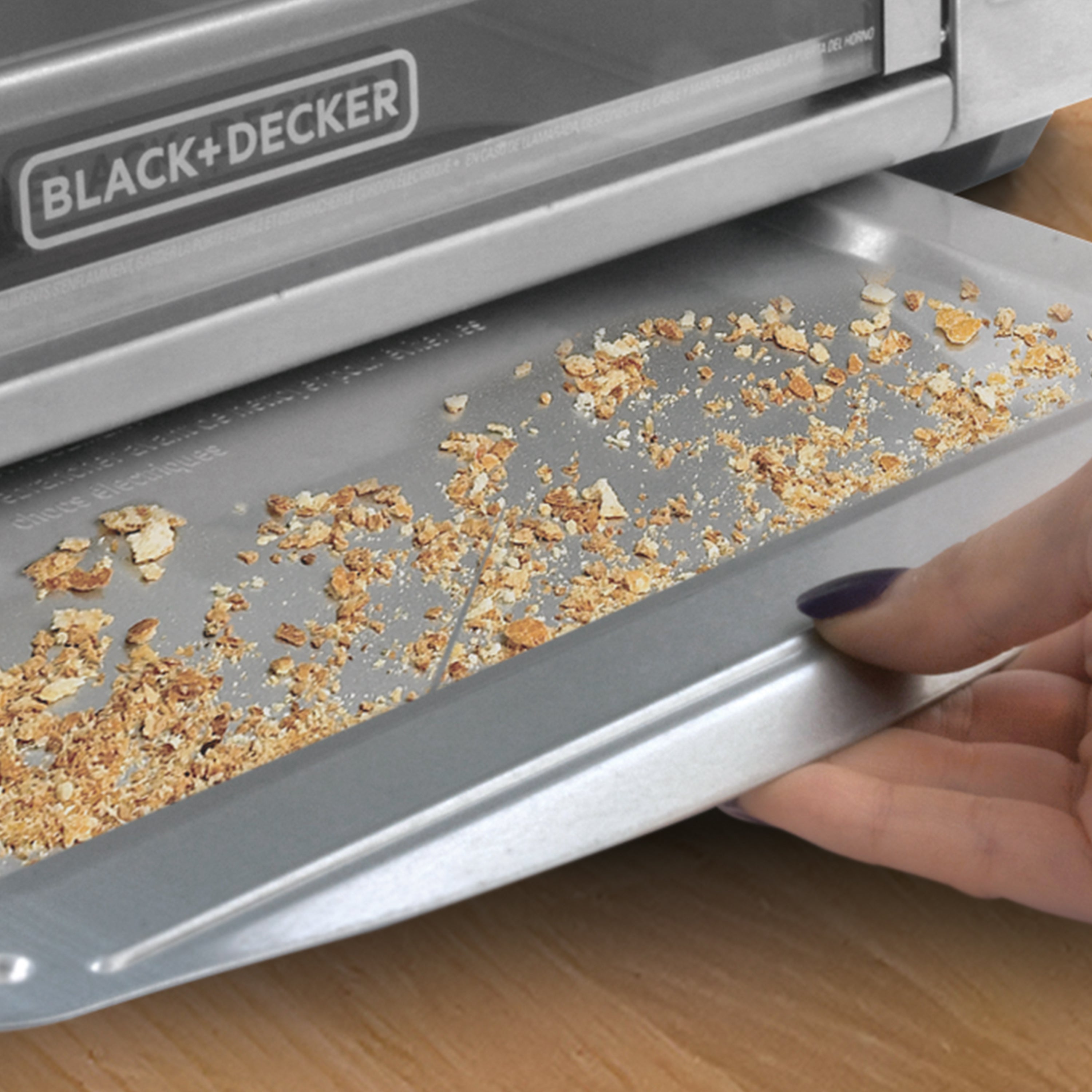 Black & Decker Horno y Freidora de aire de 8 rebanadas