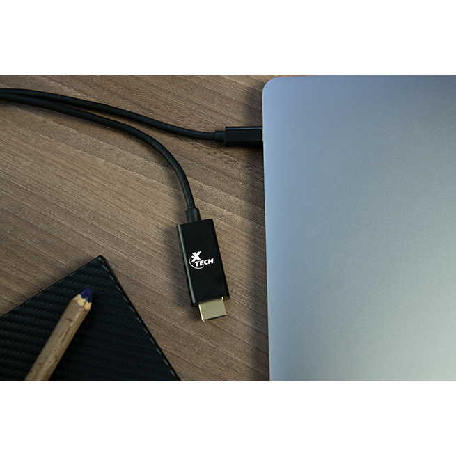 Xtech Cable Adaptador USB Tipo C macho a HDMI macho, (XTC-545)