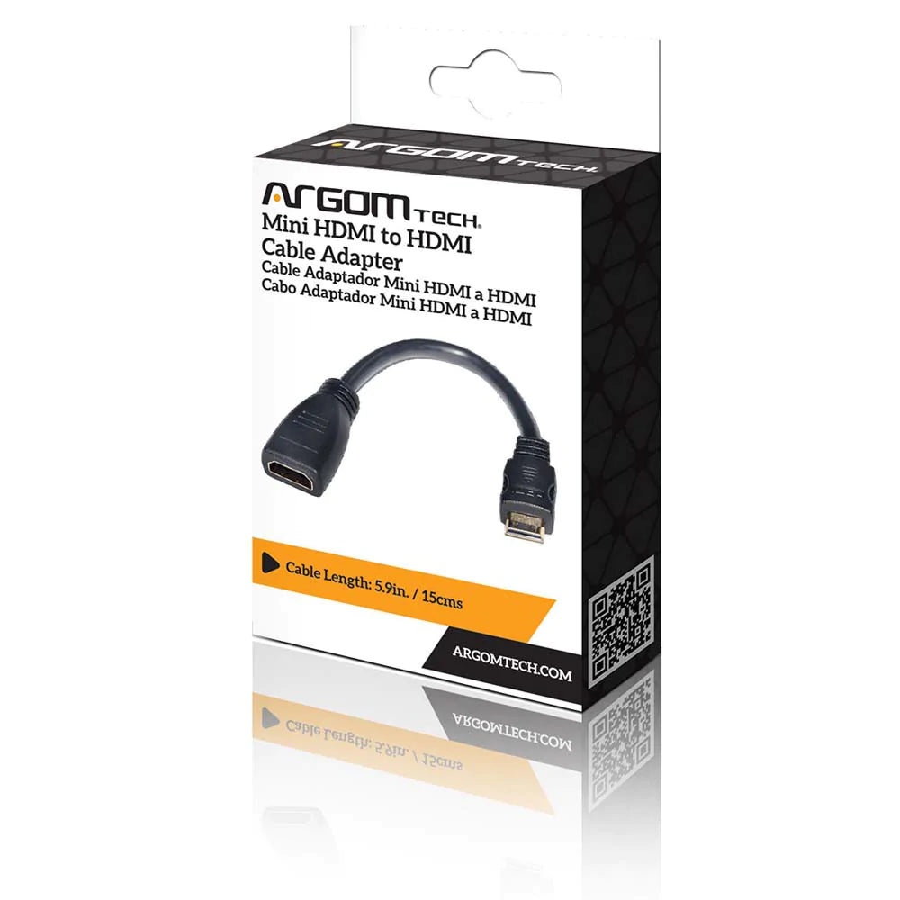 Argom Cable Adaptador Mini HDMI a HDMI