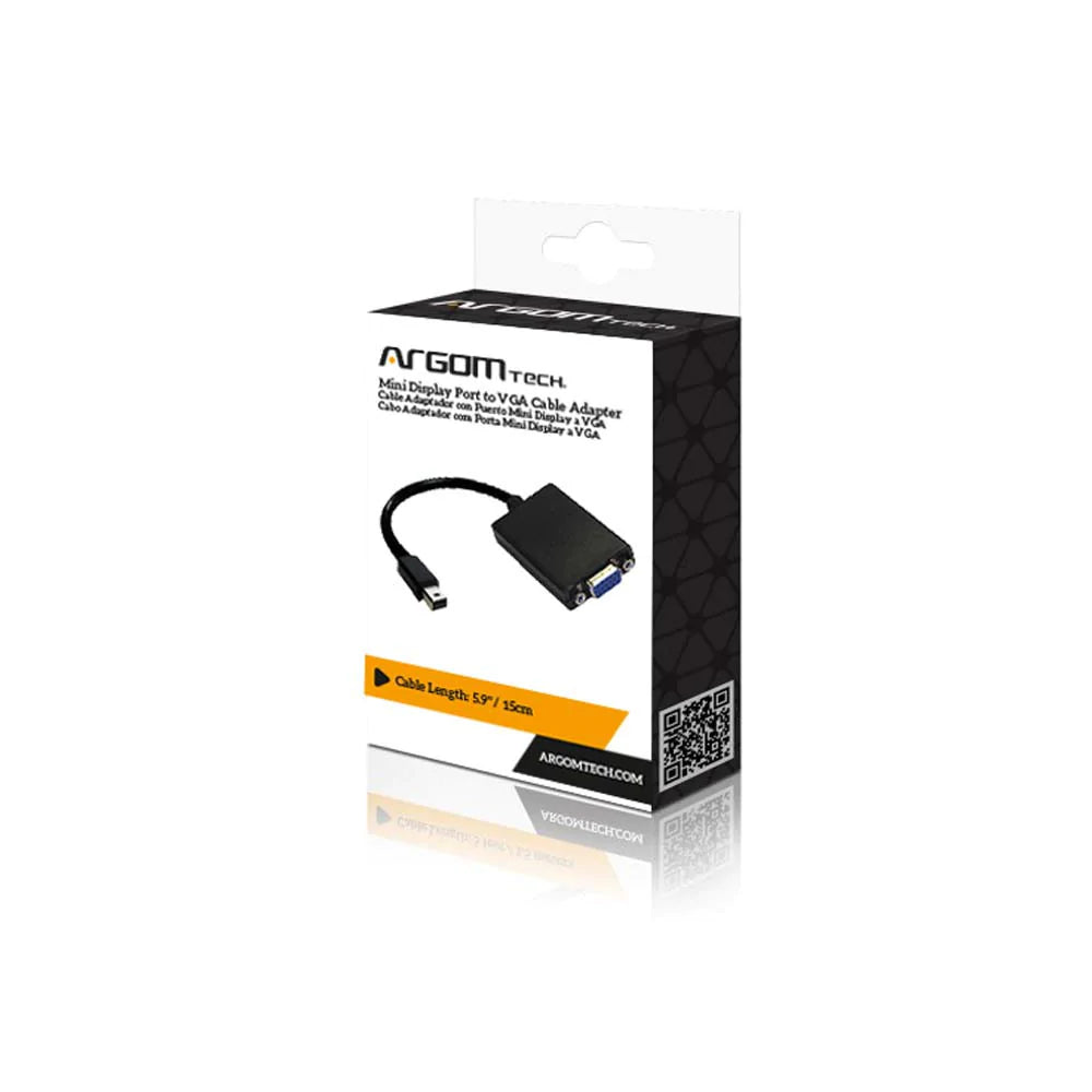 Argom Cable Adaptador Mini DISPLAYPORT a VGA