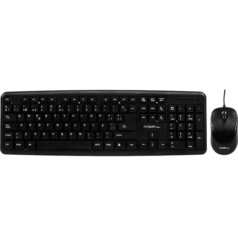 Argom Kit Teclado y Mouse USB en Español