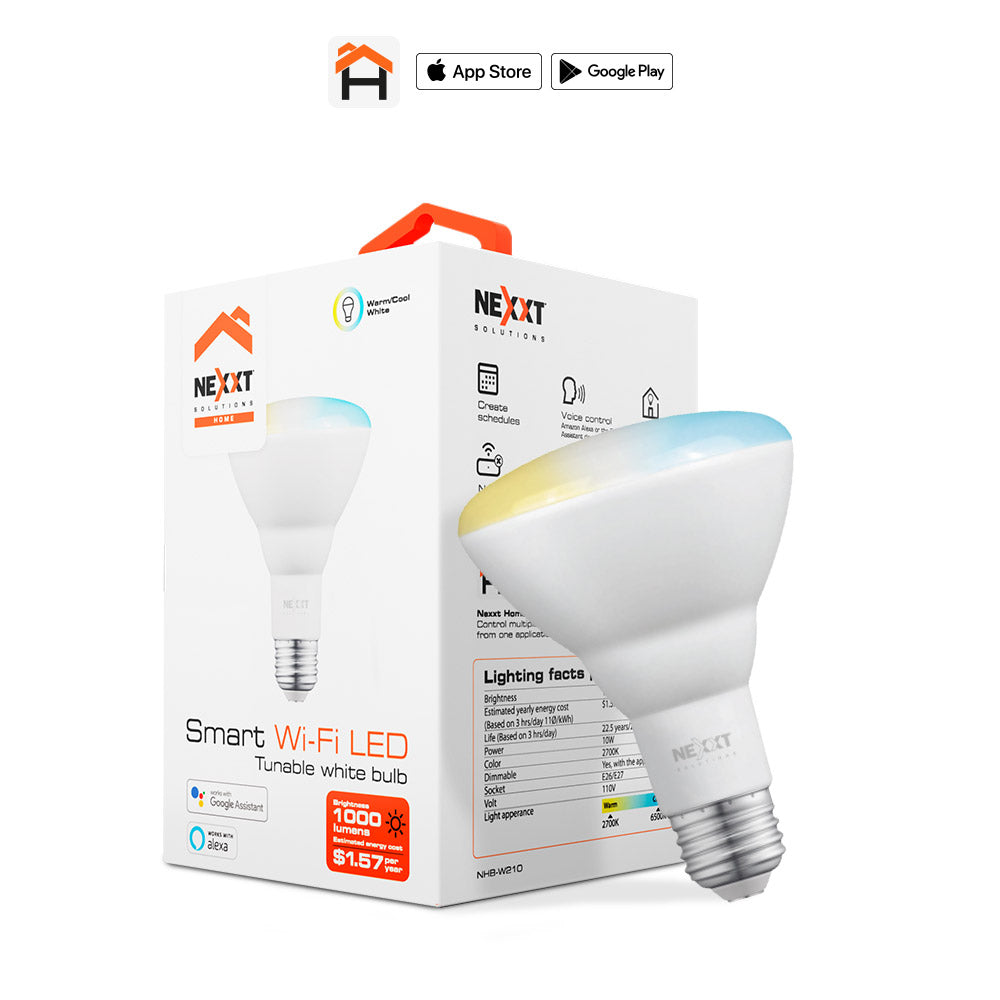 Nexxt Bombilla LED inteligente Wi-Fi 110V - BR30 - NHB-W210