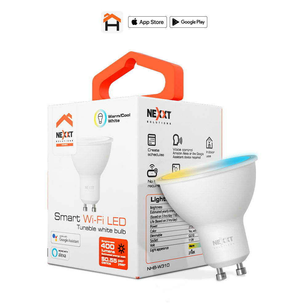 Nexxt Bombillo Inteligente GU10 CCT 110V