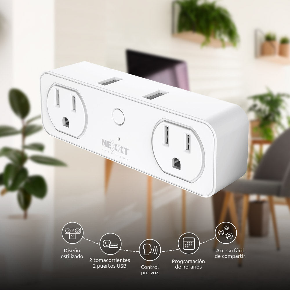 Nexxt Enchufe Inteligente Wi-Fi 110V