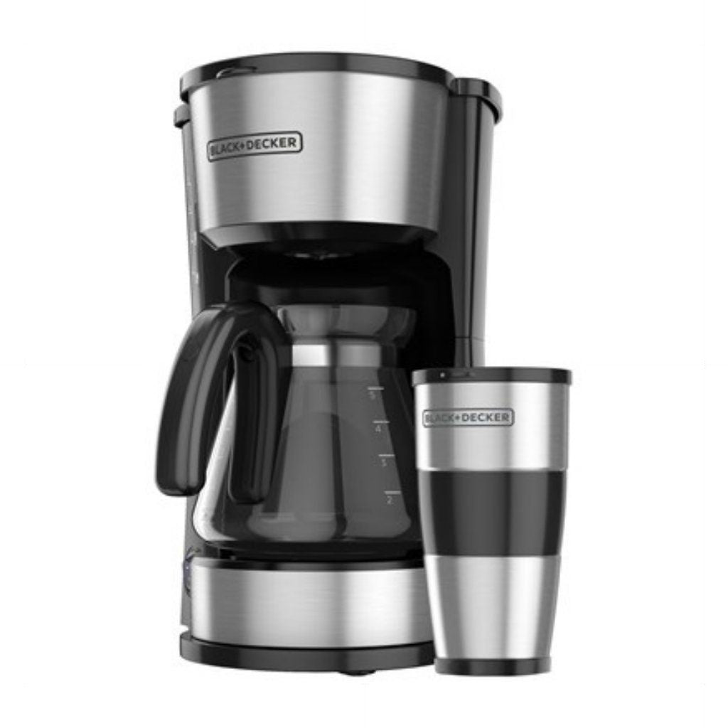 Black + Decker Cafetera 5 Tazas 4 en 1 CM0755S-MX