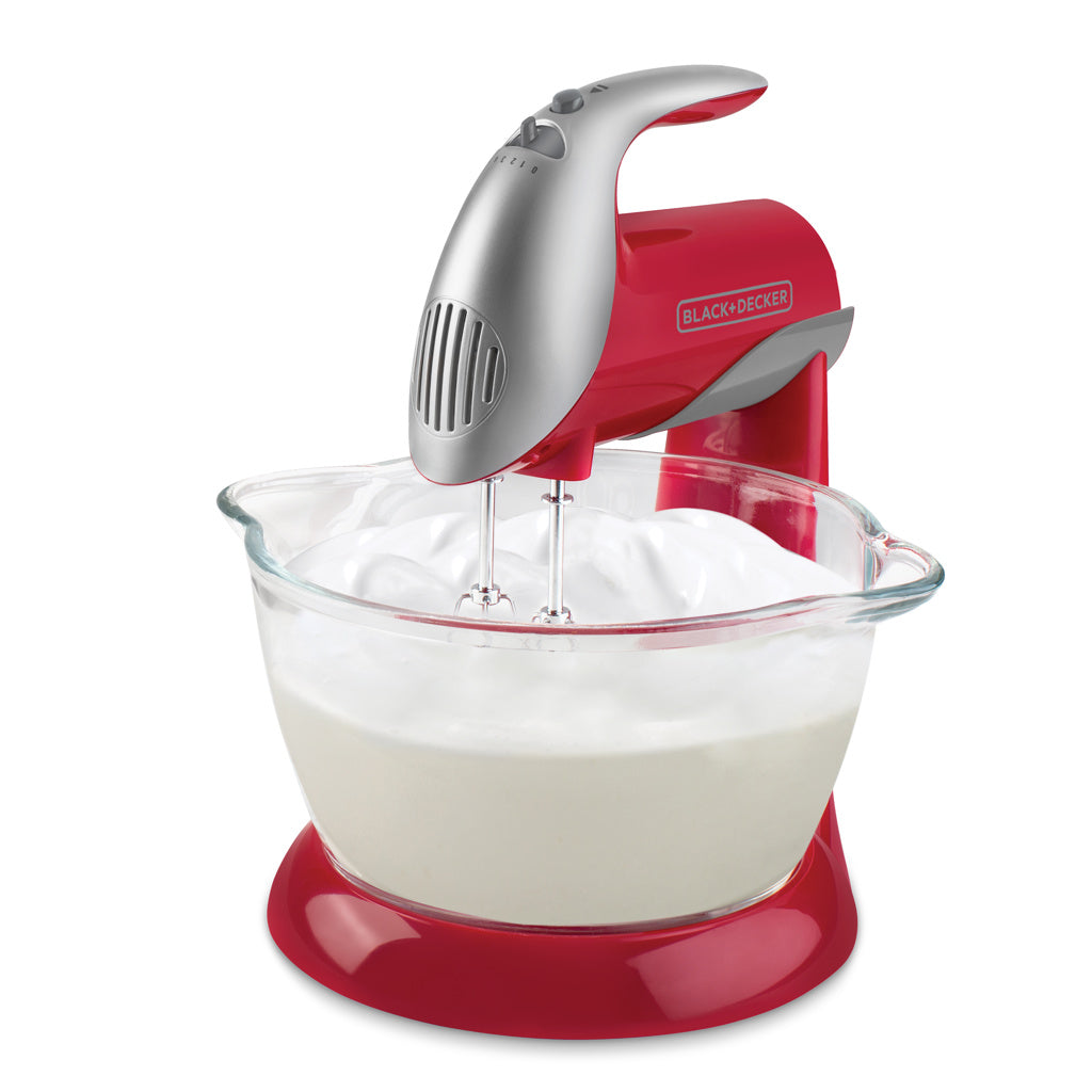 Black + Decker Batidora de Pedestal250w con Tazón Roja MX900R