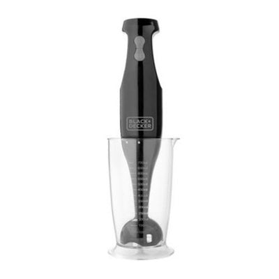 Black + Decker Batidora de Inmersión 2 Velocidades 200w Negra HB2400B