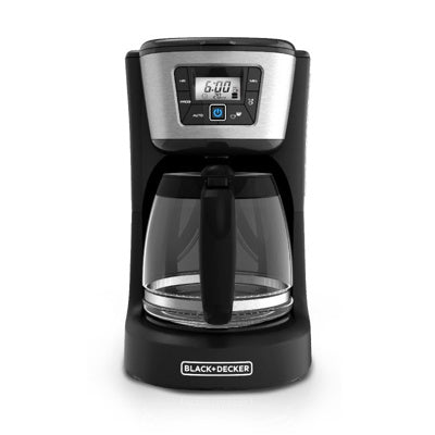Black + Decker Cafetera 12 Tazas Digital Negro CM2031B