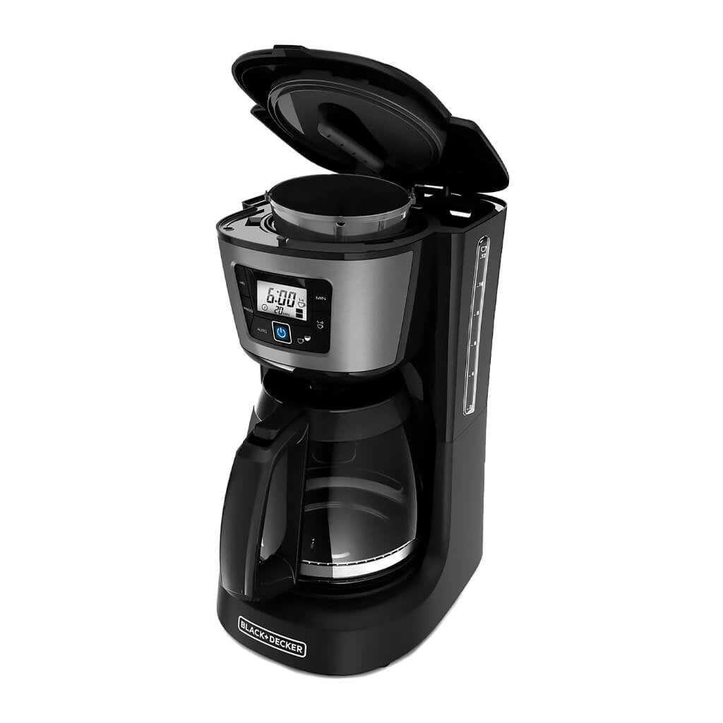 Black + Decker Cafetera 12 Tazas Digital Negro CM2031B