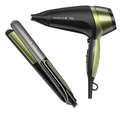 Remington Combo Alisadora y Secador Terapia de Aguacate S12A-D13A (110) F