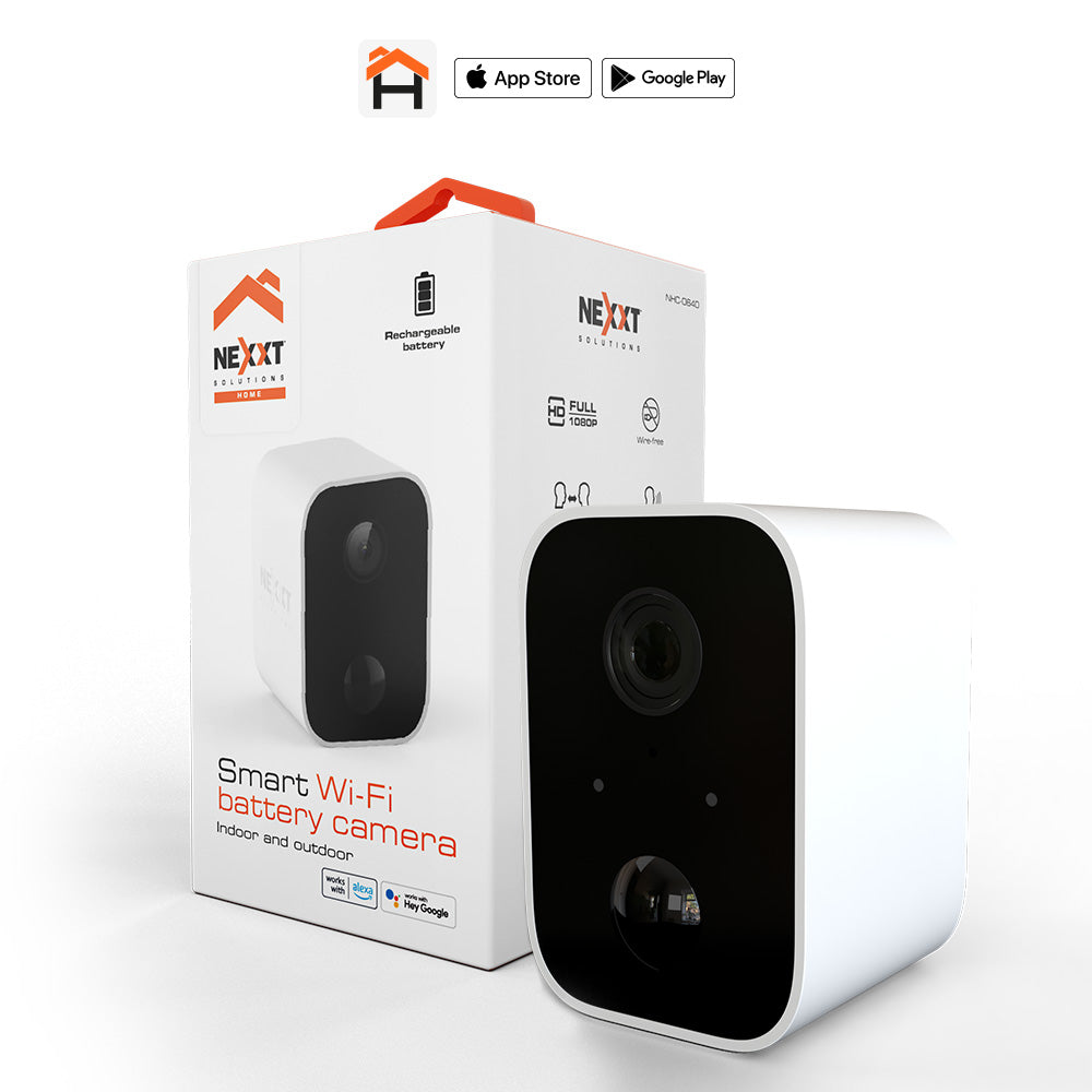 Nexxt Cámara para Exterior e Interior con Batería