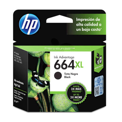 HP Cartucho Negro #664 XL (F6V31Al)