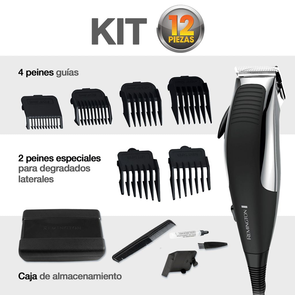 Remington Kit Cortadora de Cabello Groom, HC1080-HC1080A-110F