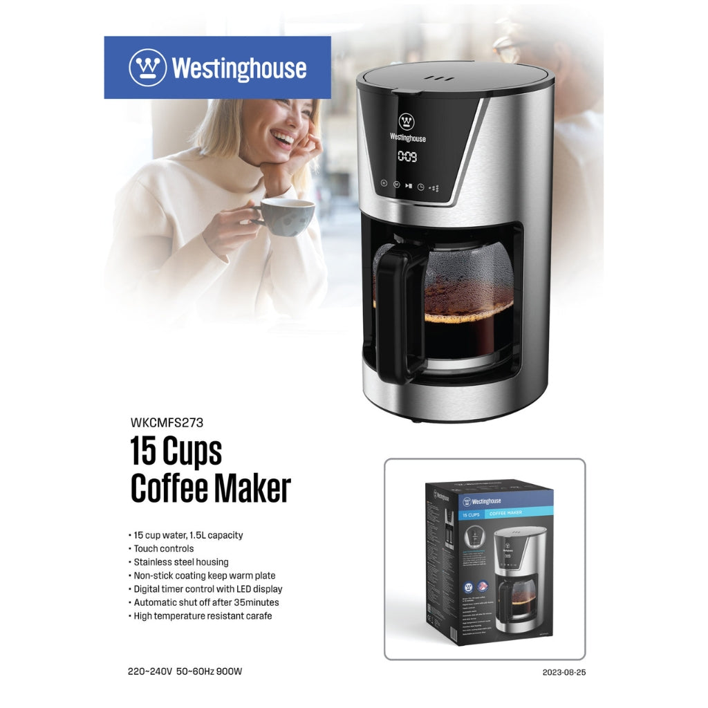 Westinghouse Cafereta Programable Digital Touch, WKCMFS273