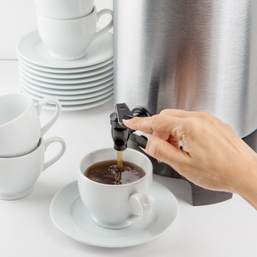 Black + Decker Percolador 40 Tazas Aluminio, CMU4010