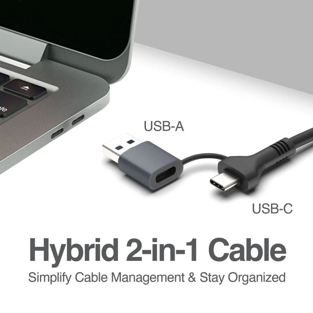 Argom Hub USB A+C a 4 Puertos USB