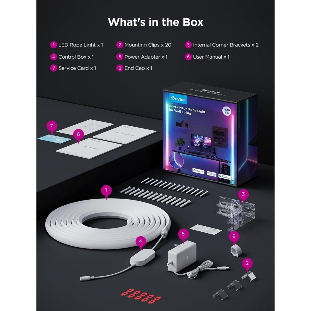 Govee Luces Neon Rope Light 5m, H66411D1