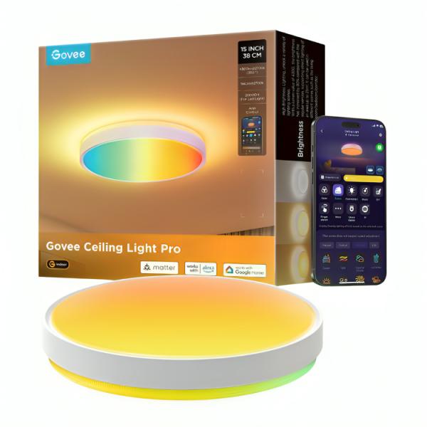 Lampara de techo Govee H60A6 15″ RGBICWW + RGBICWW control por app H60A6C01