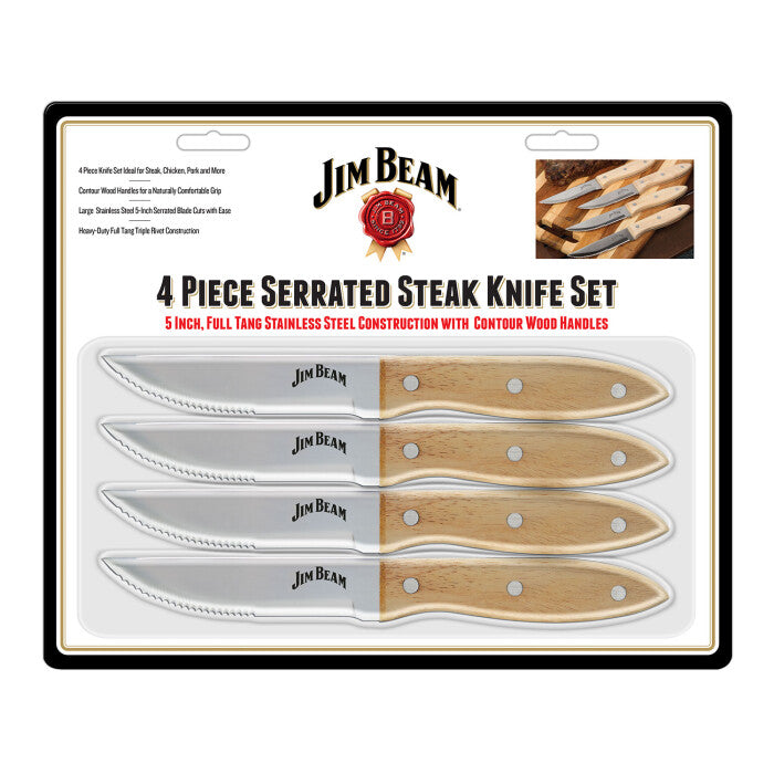 Jim Beam Set Cuchillos 4 piezas JB0165
