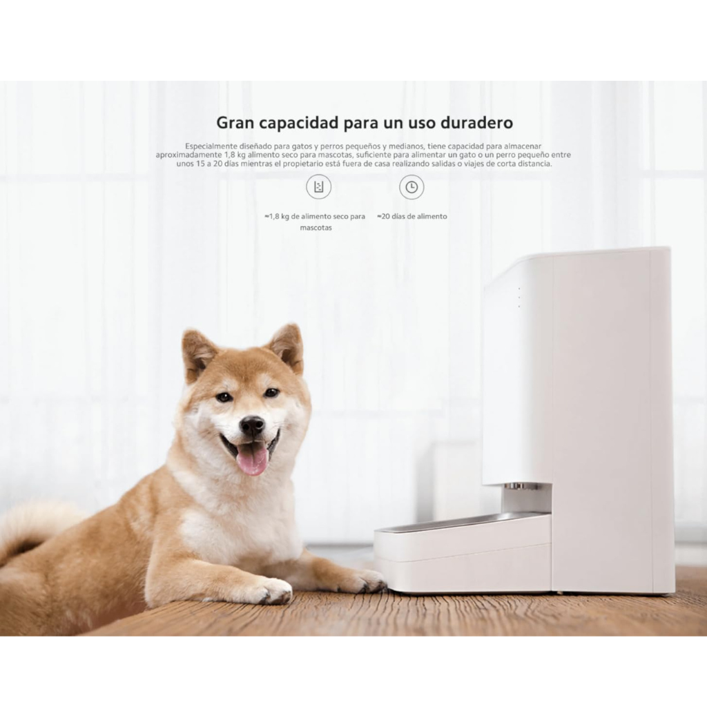 Xiaomi Dispensador Inteligente de Alimentos para Mascotas, 40586