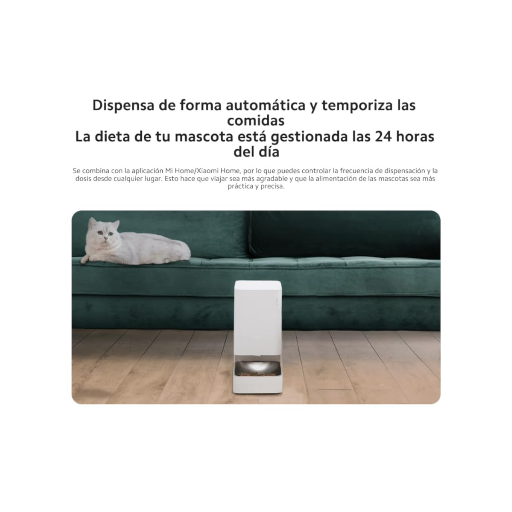 Xiaomi Dispensador Inteligente de Alimentos para Mascotas, 40586