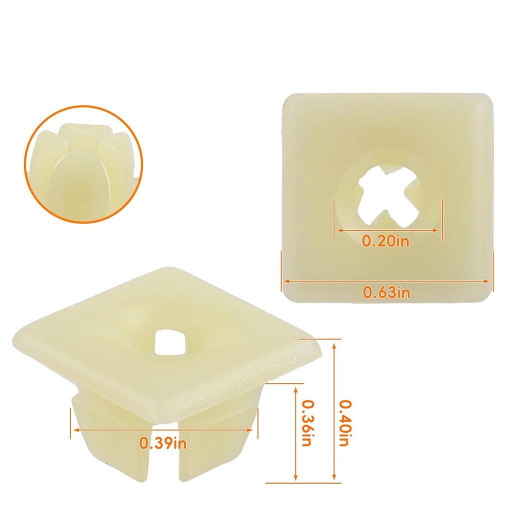 Tornillos para Matrícula, 50 piezas