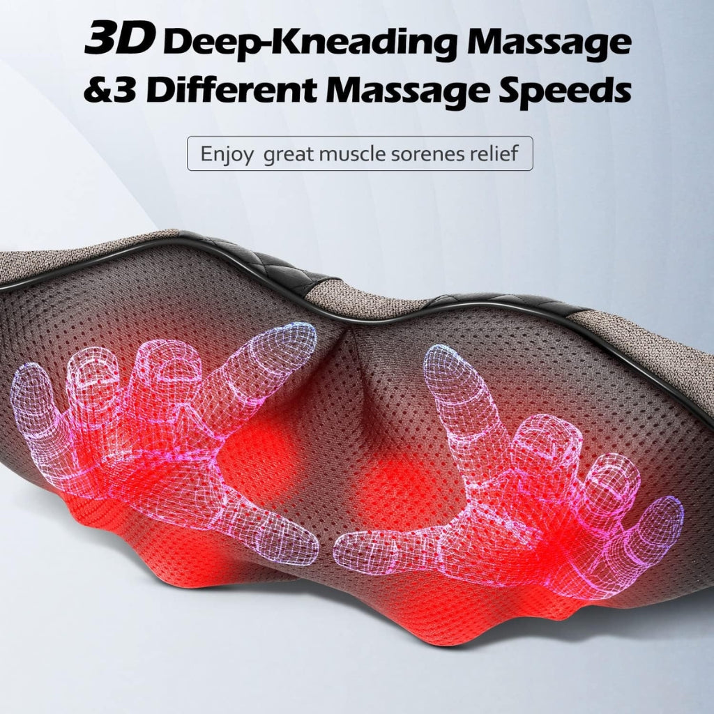 Almohada Eléctrica 3D de Masaje Shiatsu
