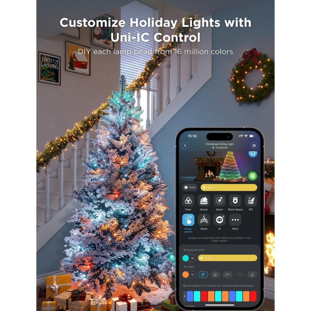 Govee Luces Navideñas  20 M, H70C21D1s