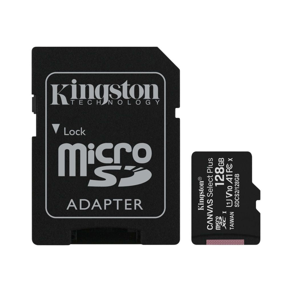 Kingston Tarjeta de Memoria Micro SD c/adaptador (clase 10) SDCD2/128GB