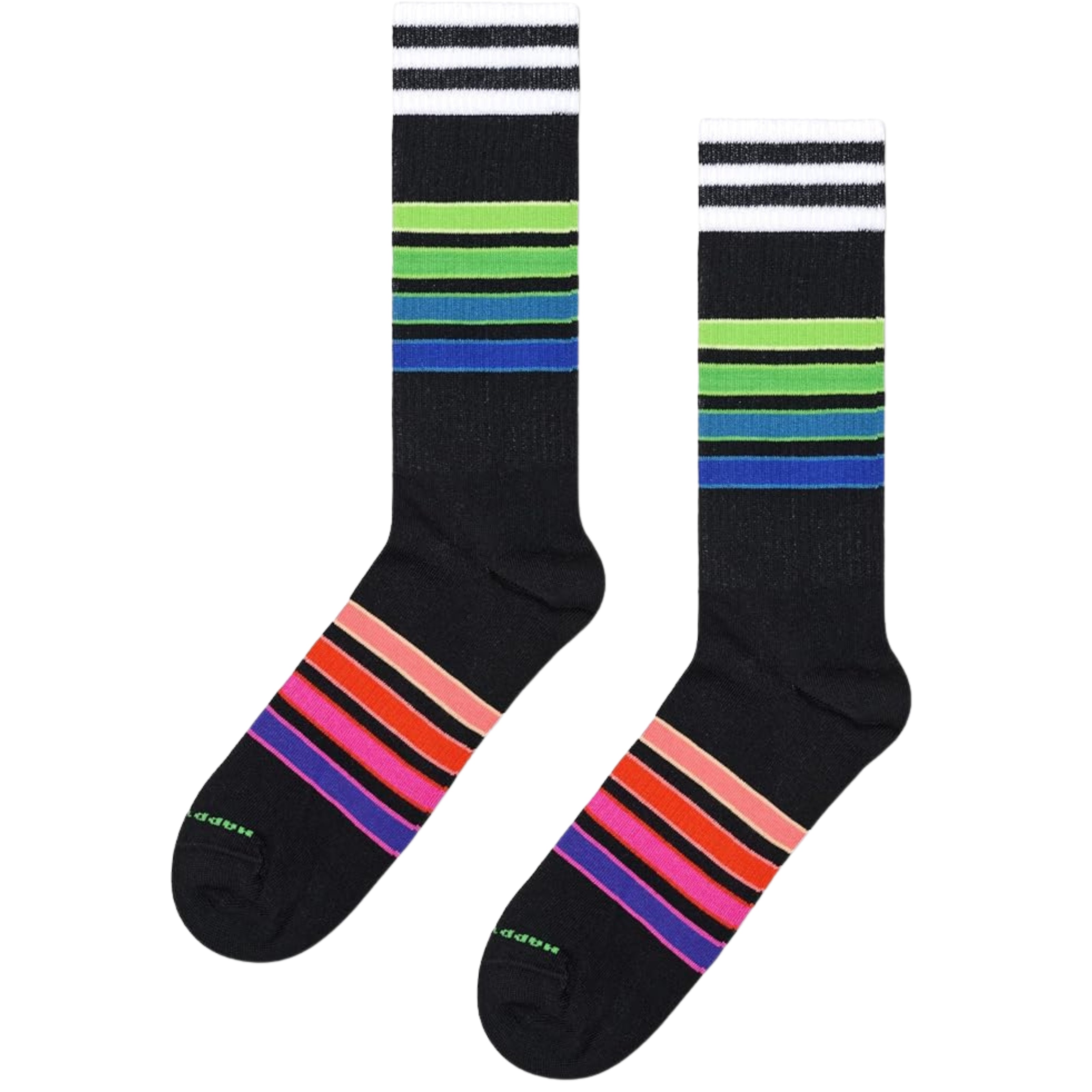 Happy Socks Diseño en Blanco y Negro Talla Pequeña a Mediana