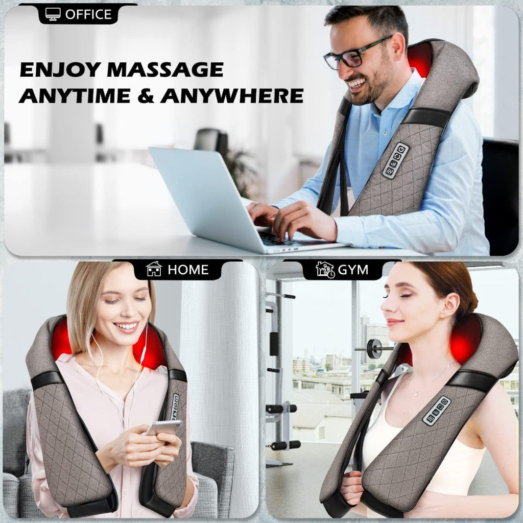 Almohada Eléctrica 3D de Masaje Shiatsu