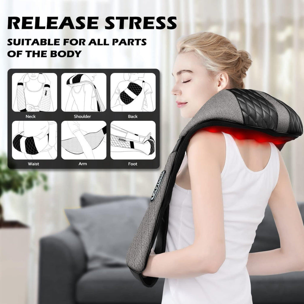 Almohada Eléctrica 3D de Masaje Shiatsu