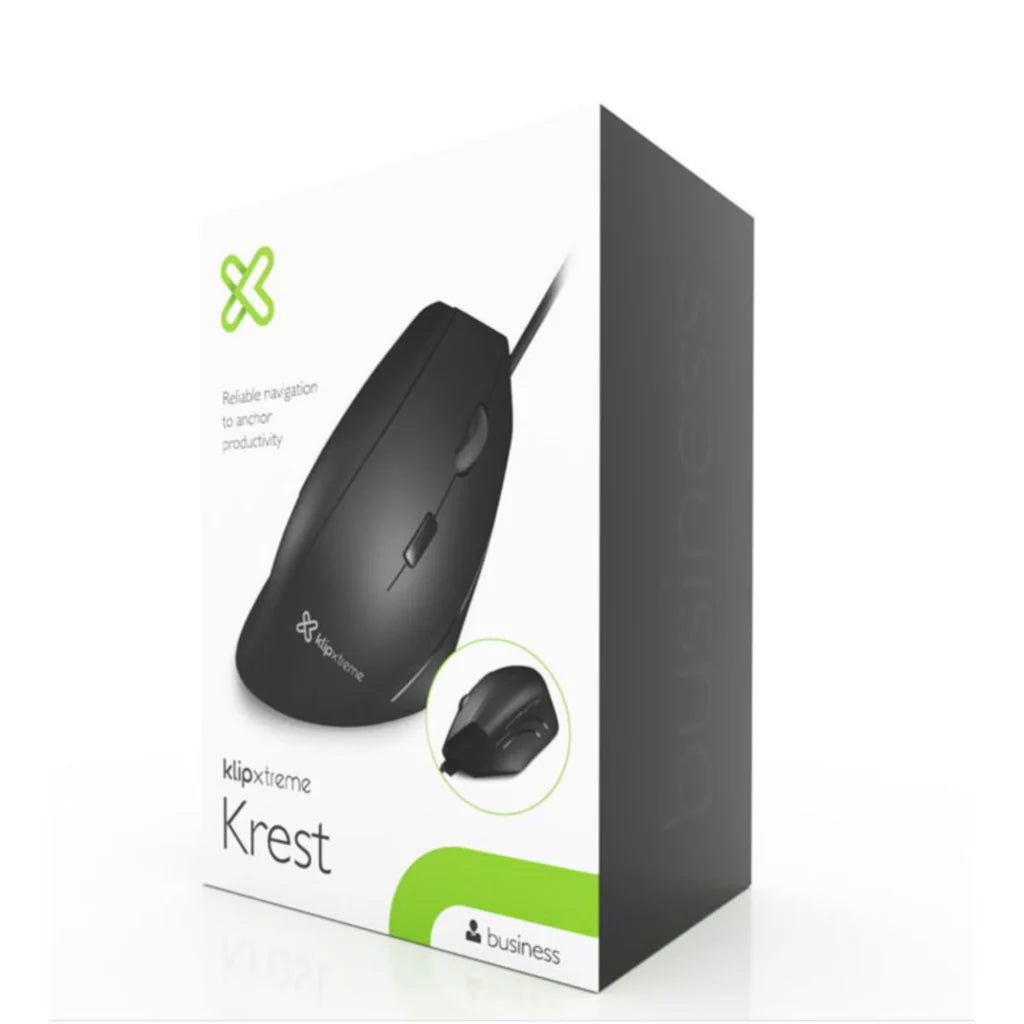 Klip Xtreme Mouse Alámbrico Ergonómico KMO-505