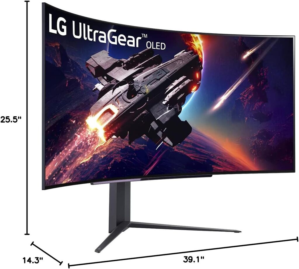 LG Monitor 45" Ultrawide, 45GR95QE-B