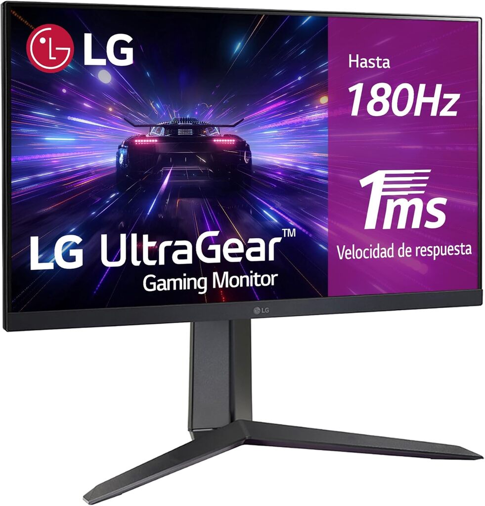 LG Monitor Gaming 27" UltraGear FHD 1920 X 1080, 27GS65F-B