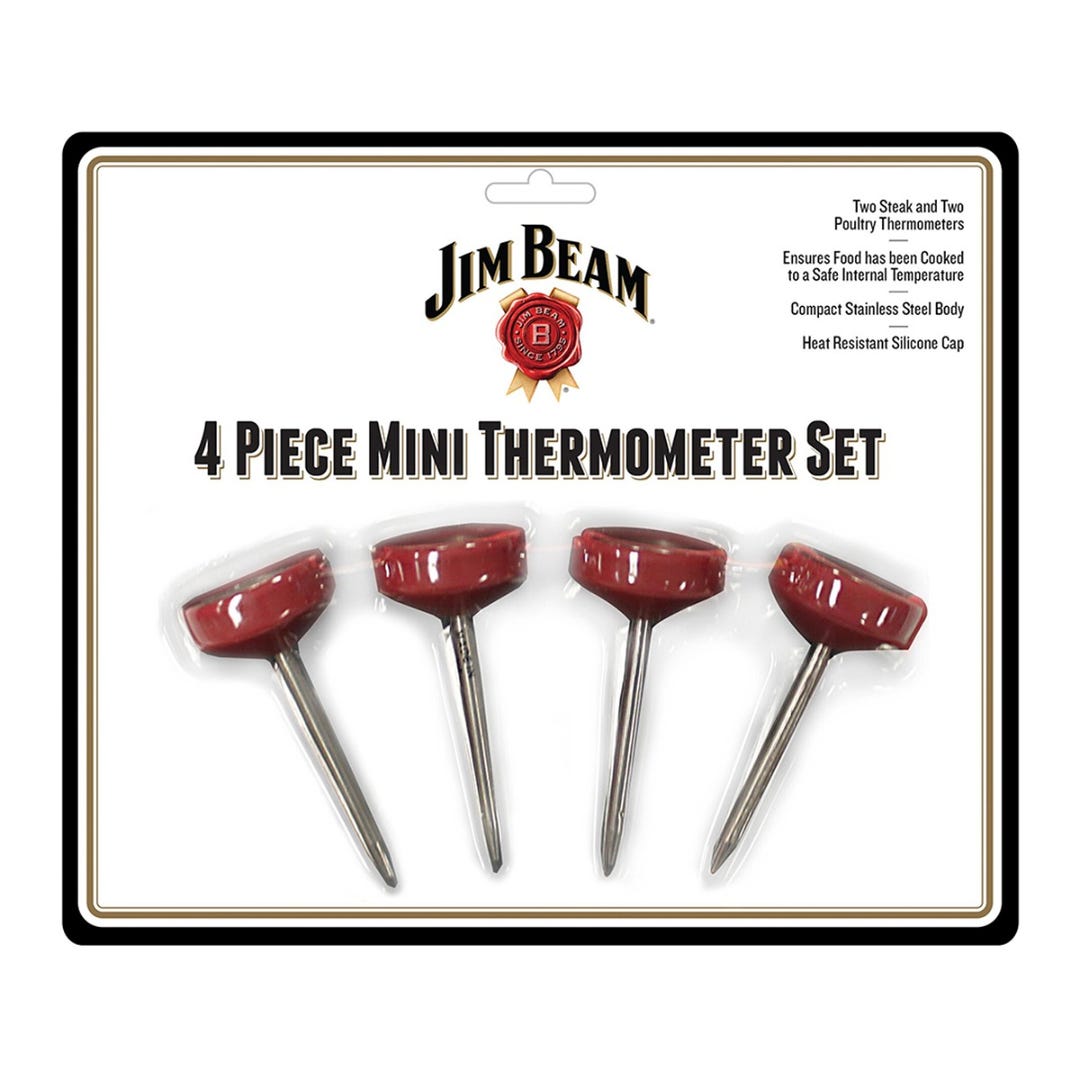 Jim Beam Set Mini Termómetro 4 Piezas JB0134