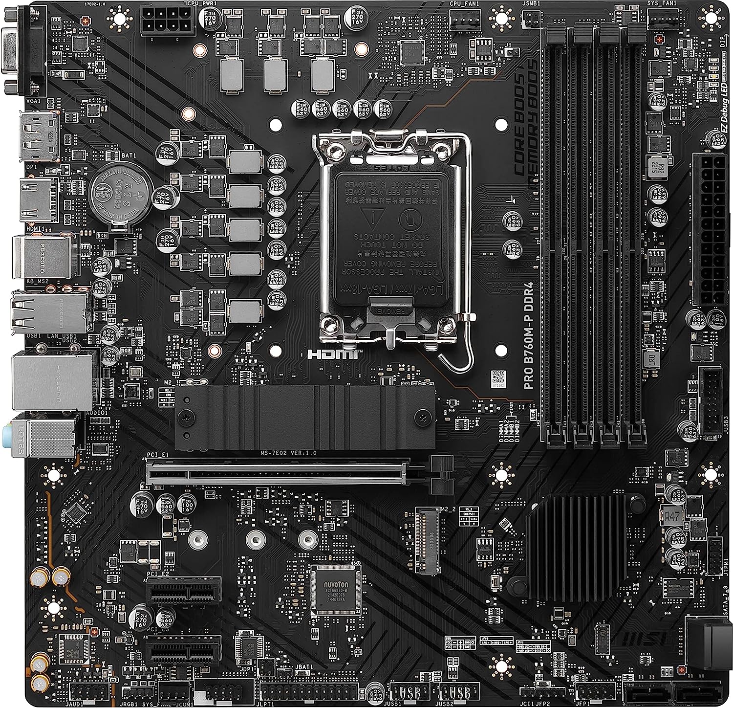 MSI Tarjeta Madre B760M-P 911-7E02-011
