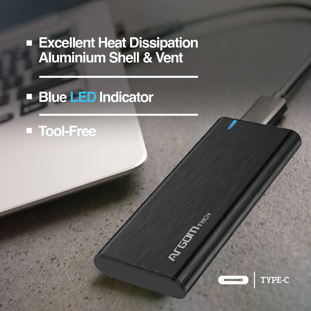 Argom Encapsulador para Unidad de Estado Solido NVME PCIe M.2 (ARG-AC-1038)