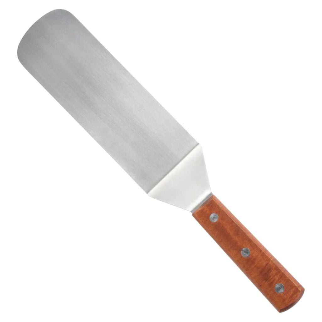 Winco Espátula de Cocina para Plancha con Hoja Lisa Curva 8-1/4"