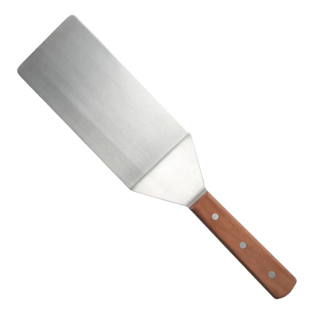 Winco Espátula de Cocina con Hoja Lisa Curva 8"