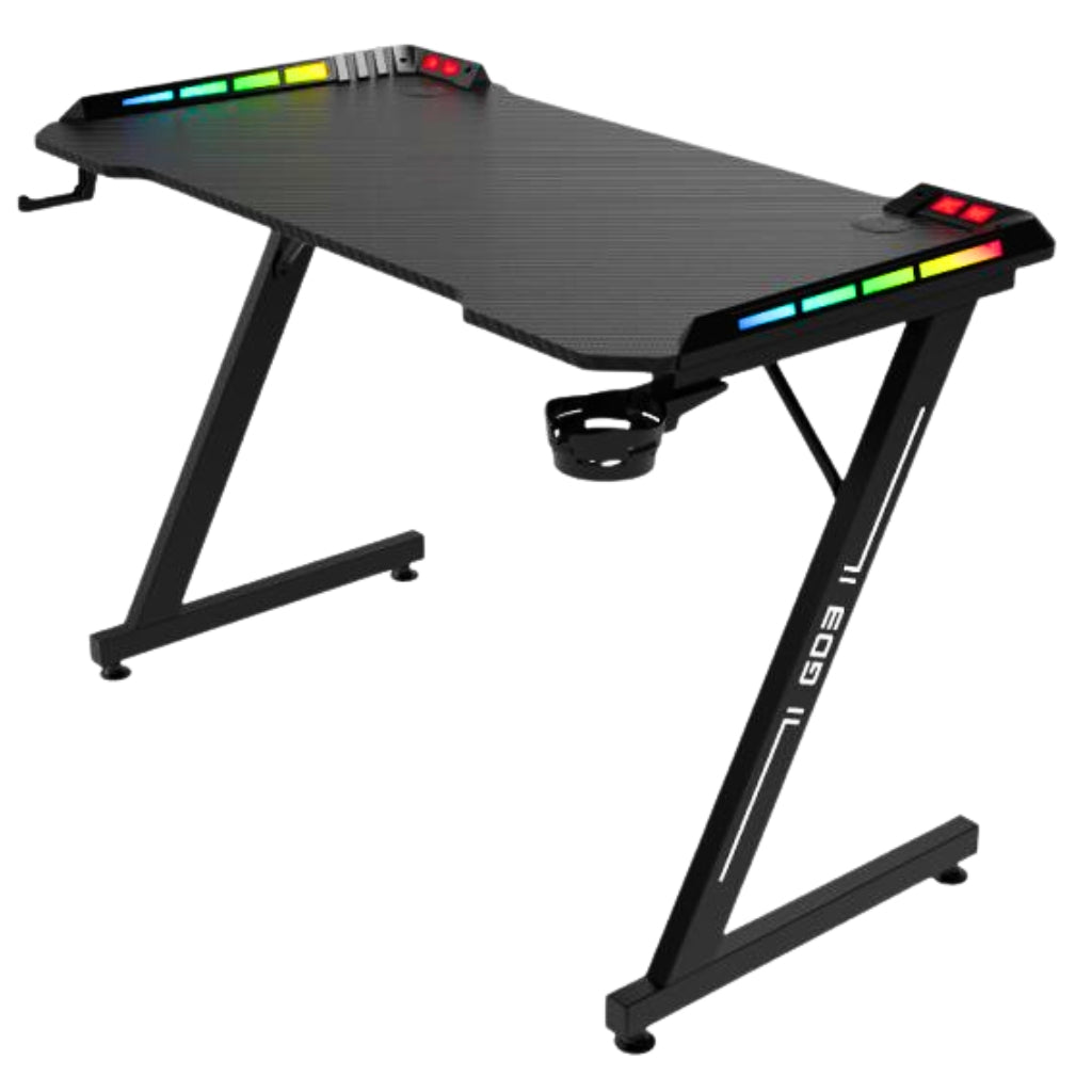 Aerocool Escritorio Gaming GD3 Con Posavasos y Soporte de Headset, TEGD-4033011.11