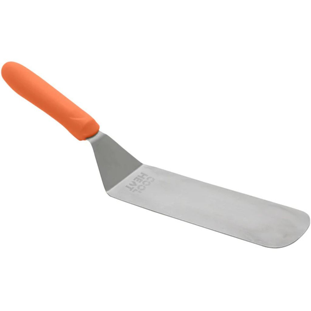 Winco Espátula de Cocina para Plancha con Hoja Lisa Curva 8-1/4"