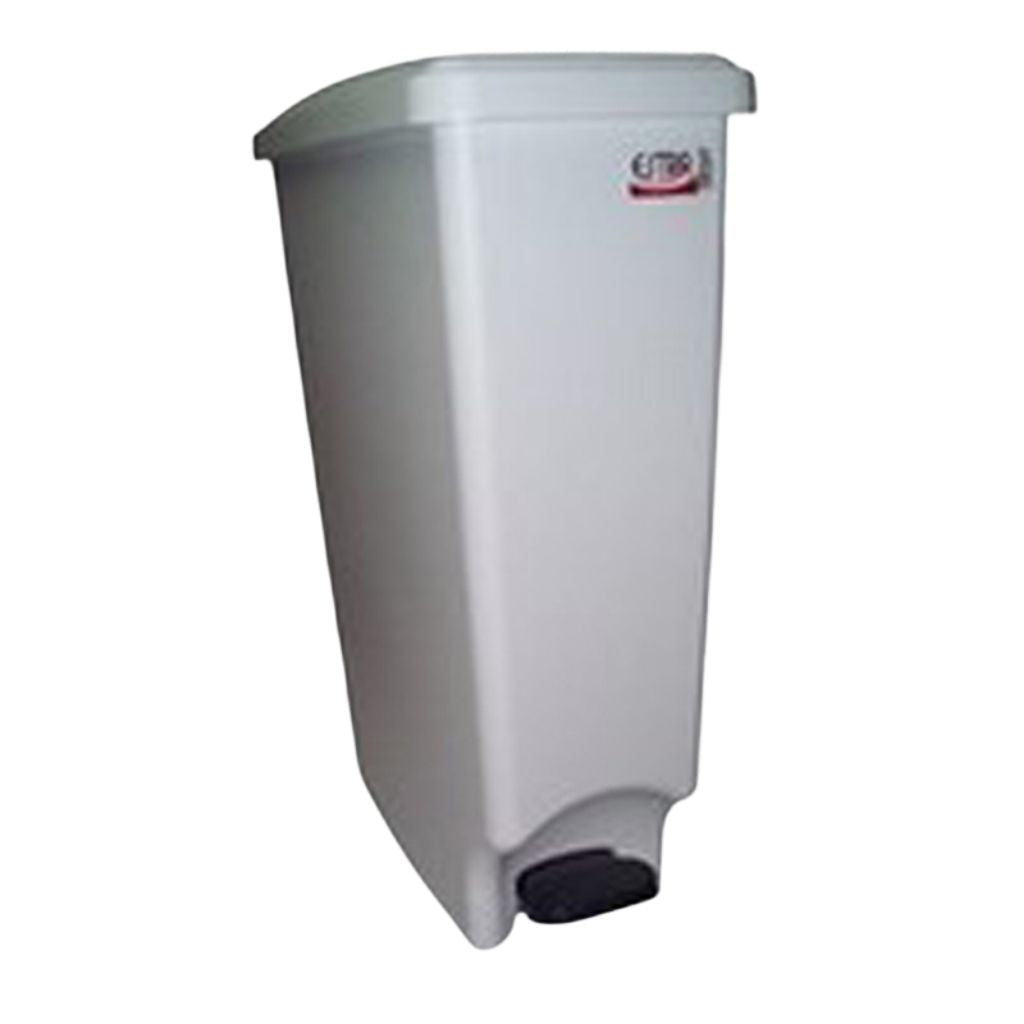 Estra Basurero Pedal de 42L Blanco, 4-1002019
