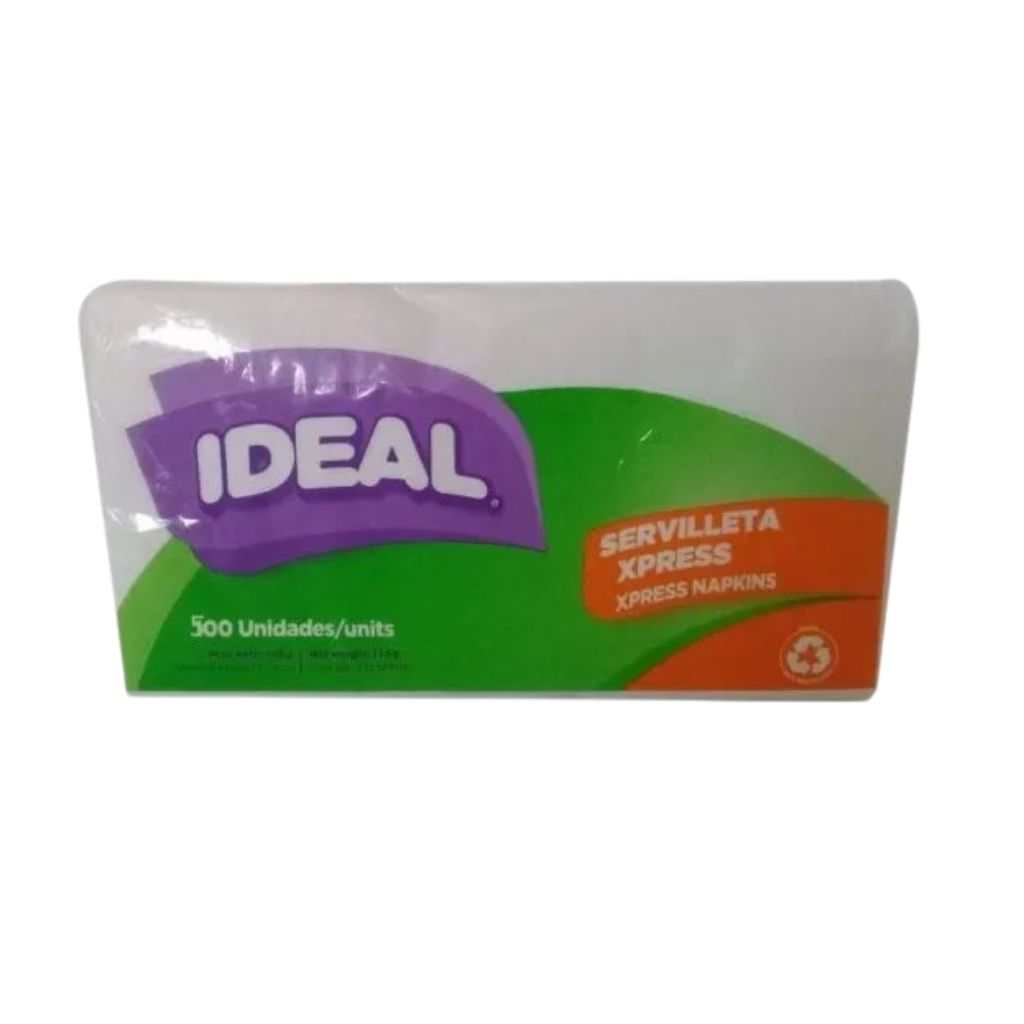 Ideal Servilleta Blanca Paquete 500 unidades
