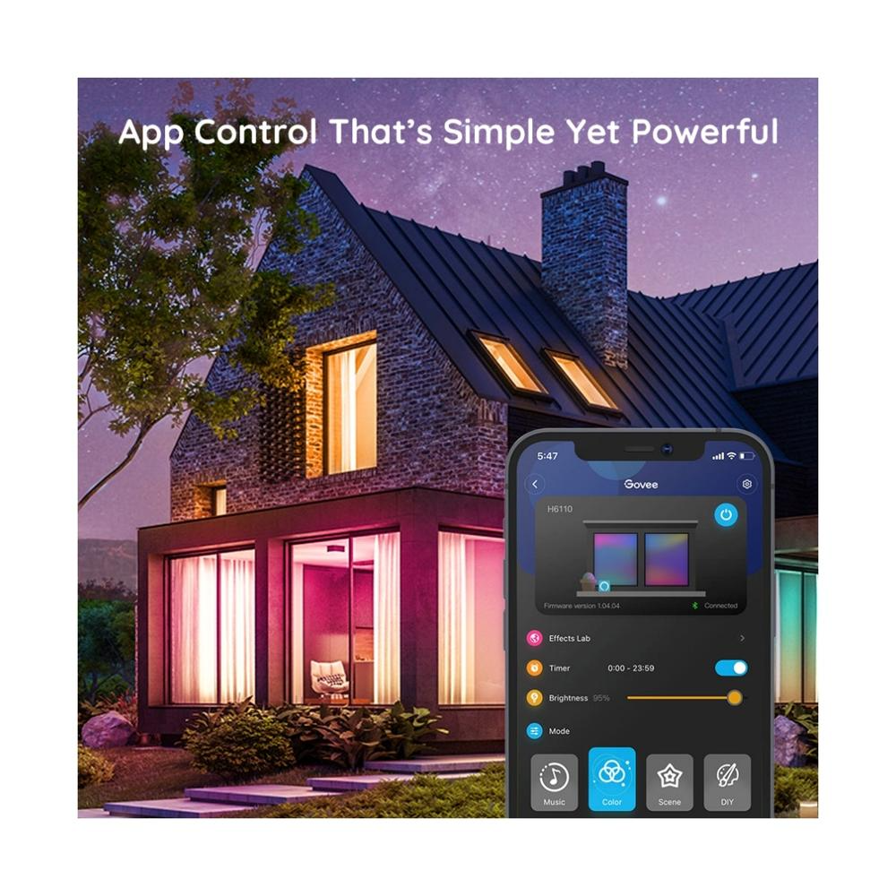 Luces Govee H6110, Wi-Fi, Rgb, 16.4Ft X 2 Rollos, H61101A3