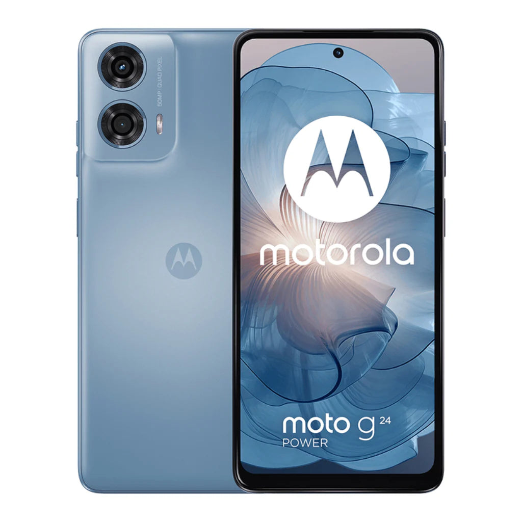 Motorola Teléfono Celular G24 Power Celeste Glaciar, 256GB
