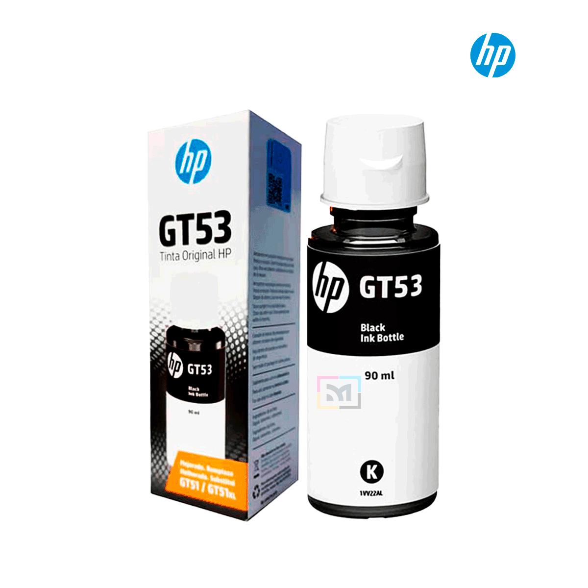HP Botella de Tinta HP GT53 Negro