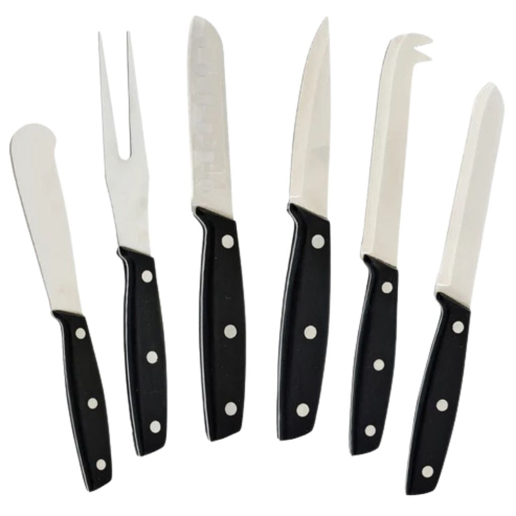Winco Cuchillo para Quesos Set de 6 piezas